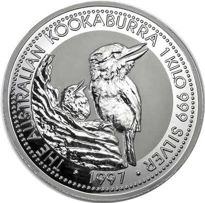 1997 1 Kilo Silver KOOKABURRA